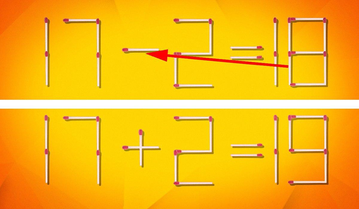 Wohin muss man 1 Streichholz verschieben, damit die Gleichheit stimmt: ein faszinierendes Rätsel