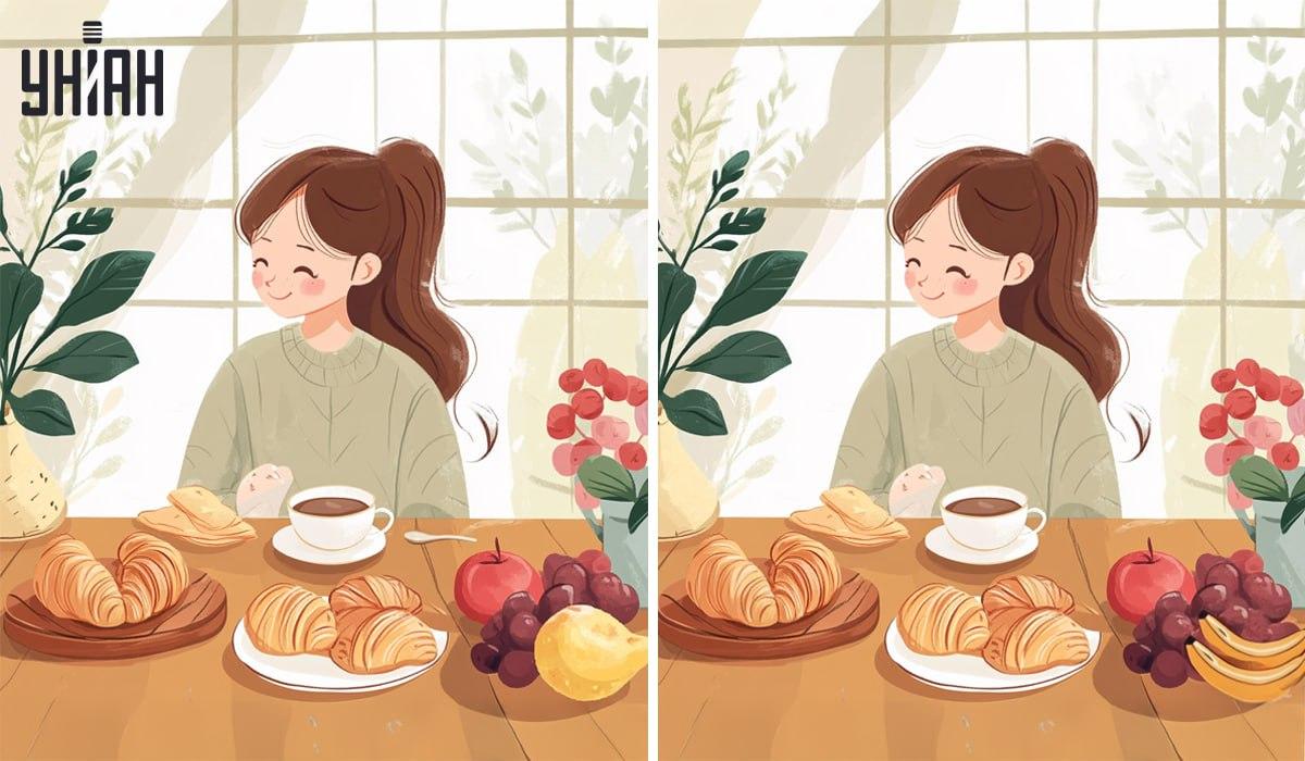 Finde vier Unterschiede auf dem Bild / Moje photo