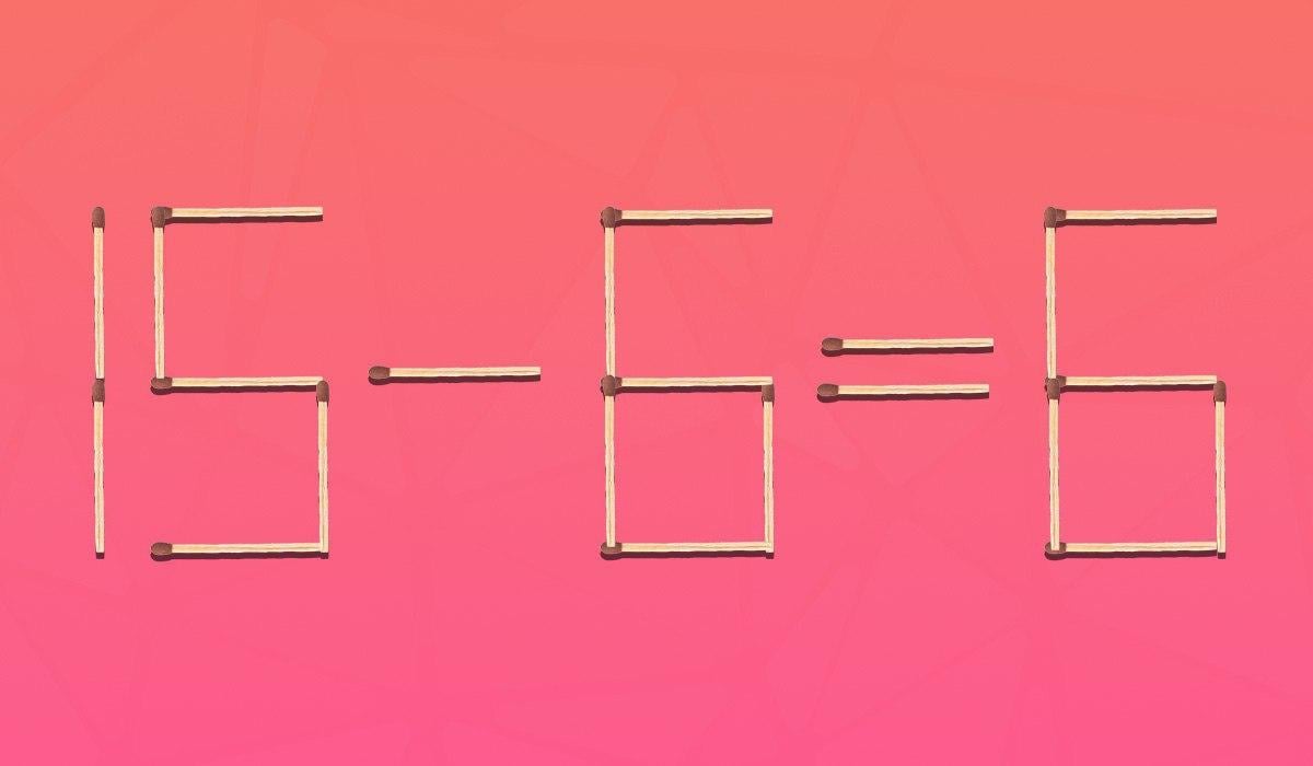 Du musst nur ein Streichholz verschieben, um die Gleichheit zu erreichen: ein anspruchsvolles Rätsel