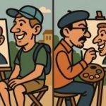 IQ-Test: Finde 3 Unterschiede im Bild eines Straßenkünstlers in 31