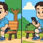 Super-IQ-Test: Finde 3 Unterschiede auf dem Bild des Jungen im